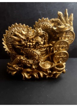 Луксозен подарък за шефове през 2024 годината на Дракона статуетка поставка за ароматни конуси Дракон размер XXXL