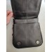 Мъжка кожена чанта класически модел черен цвят размер M