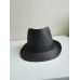 Мъжка лятна шапка тип федора в черно