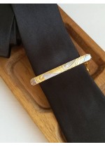 Стилна мъжка игла (щипка) за вратовръзка модел Gold