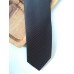Бизнес клас мъжка вратовръзка жакард в черно и тъмно лилаво by Greda K0883