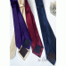 Вратовръзка тънка унисекс коприна- бордо