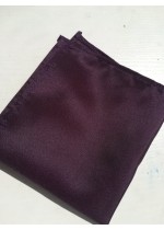 Луксозна мъжка кърпичка за джоб в тъмно лилаво